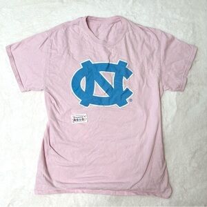 Pink T-Shirt with Blue Logo